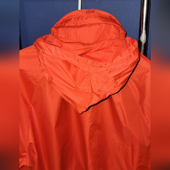 Chaps Orange wind breaker w/ hidden hood XXL - Picture 5 of 10